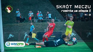 Skrót meczu Rominta Gołdap vs Olimpia II Elbląg  30082024  40 [upl. by Sundin5]