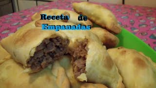 Empanadas de Carne receta bien argentinasabrosas jugosasriquisimas [upl. by Goldner62]