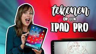 Leer TEKENEN met PROCREATE op een IPAD PRO voor beginners [upl. by Lust171]