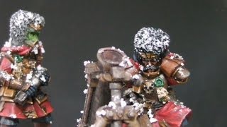 Project Imperial Guard  How to paint a Vostroyan Mortar Team [upl. by Aynek]