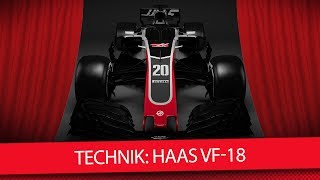 Formel1Autos 2018 im TechnikCheck Haas VF18 [upl. by Zaid]