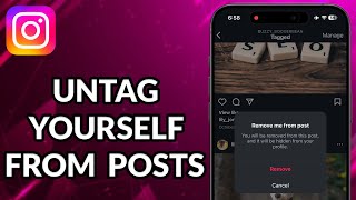 How To Untag Yourself On Instagram [upl. by Chainey232]