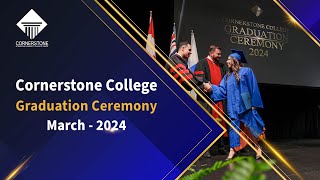 Graduation Ceremony at Cornerstone College 2024 [upl. by Sabrina]