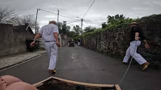 ComeJoinUsOn A Funchal toboggan ride madeira funchal toboggan [upl. by Yme]