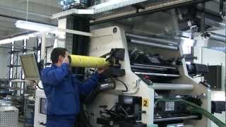 Flexo printing press SC Anilox [upl. by Iznyl563]