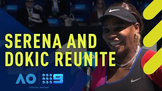 Serena Williams and Jelena Dokic reunite  Australian Open  Wide World of Sports [upl. by Urbannai]