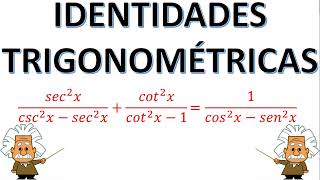 IDENTIDADES TRIGONOMÉTRICAS  EJERCICIOS RESUELTOS [upl. by Dee]