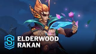 Elderwood Rakan Wild Rift Skin Spotlight [upl. by Llyrrad101]