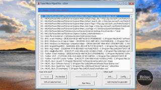 How to use HijackThis to remove Browser Hijackers amp Malware by Britec [upl. by Inalak136]