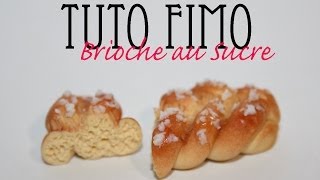 Tuto fimo brioche au sucre [upl. by Pero]