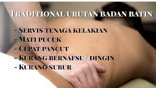 Urut badan dan Urut batin tredisinal [upl. by Terri]