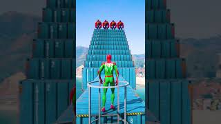 GTA5 SPIDERMAN MINIANS RAGDOLLS JumpsFails shorts gta5 [upl. by Warila]