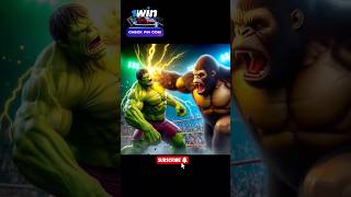 Fight For Hulk 😱😱 superman 🆚 king Kong  superman marvel kingkong aistorie cartoon spiderman [upl. by Serolod302]