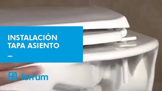 Como instalar una tapa y asiento Líneas Atuel y Andina  Ferrum SA [upl. by Tsiuqram]