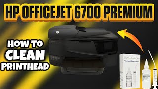 Hp OFFICEJET 6700 Premium  How To Clean Printhead Not Printing BlackColor⬇️Link In Description⬇️ [upl. by Topliffe]