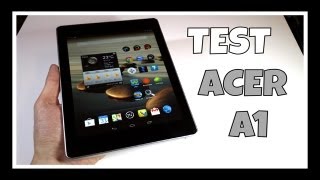 Acer Iconia A1810  Test  Prise en main de la tablette [upl. by Dnamron]