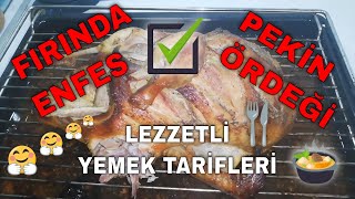 Fırında Pekin ördeği tarifi çok güzel oldu  nefis yemek tarifleri [upl. by Angelo769]