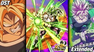 AGL LR Dokkan Fest Full Power Broly Transformation Active Skill Extended OST  DBZ Dokkan Battle [upl. by Areehs]