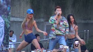 180913 박재범 Jay Park  몸매 Mommae with 허니제이 amp 베이브 Honey J amp Babe quot V quot 발매 기념 팝업쇼 [upl. by Atalie]