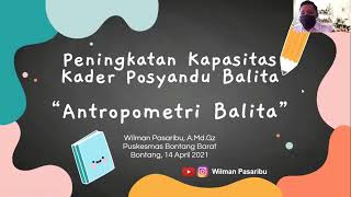 Pelatihan kader tentang antropometri balita [upl. by Etsyrk]