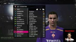 Fiorentina All Faces  PES 2010 HD [upl. by Sedicla]