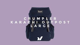 Crumpler Karachi L Outpost DSLR Backpack [upl. by Reifinnej]