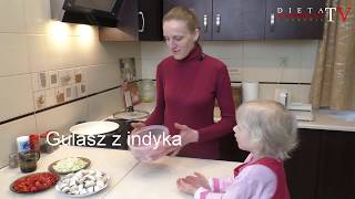 009  PRZEPIS na GULASZ z indyka  Domowy gulasz  Przepis keto [upl. by Audy]