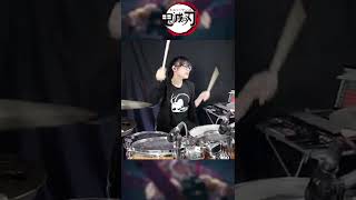 Aimer  Zankyou Sanka drum cover 叩いてみた Demon Slayer SS2 Opening  drumcover drums [upl. by Assehc80]