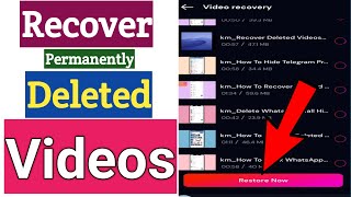 How To Recover Permanently Deleted Videos From Android Phone Without Root [upl. by Shifrah]