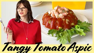 Tangy Tomato Aspic  Vintage Betty Crocker Recipes [upl. by Ais]