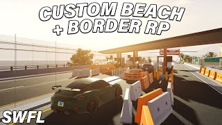 CUSTOM BEACH  BORDER ROLEPLAY  ROBLOX  Southwest Florida [upl. by Komarek]