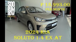 2024 Kia Soluto 14 EX AT Review Downpayment amp Monthly [upl. by Enelrats]