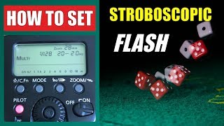 High Speed Photography  Stroboscopic Flash settings for stroboscope light [upl. by Craggy471]