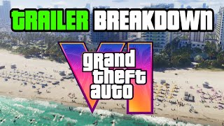 GTA 6 FULL Trailer Breakdown  All Cars Locations Landmarks amp More [upl. by Handel]