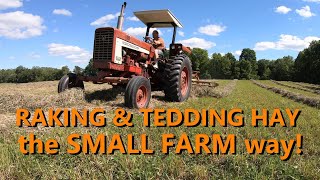 the basics of raking amp tedding hay [upl. by Nevah95]