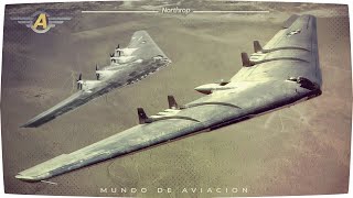 Northrop YB 35 y YB 49 Las alas volantes precursoras del B2 [upl. by Ailb]