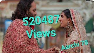 anant ambani radhika warmala wedding ambaniwedding weddingvideo weddingdance wedding [upl. by Iana959]