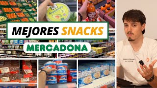 20 Snacks sanos de Mercadona para Bajar Peso sin pasar Hambre📉✅ [upl. by Haroun391]