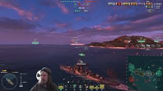 Bayard on Fire  3 Kills in Intense Battle  World of Warships [upl. by Quigley]