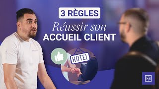 Comment ACCUEILLIR un CLIENT dans un HÔTEL  HAPPYCULTURE [upl. by Eerpud658]