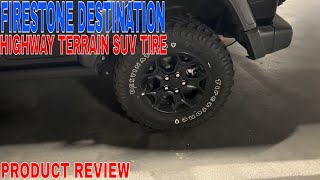 ✅ Firestone Destination LE3 Highway Terrain SUV Tire 24560R18 105 H 🔴 [upl. by Odnalo169]