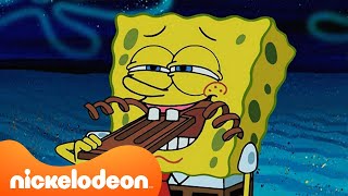 Bob Esponja  Bob Esponja Vende Chocolate 🍫  ¡Los Momentos Culinarios Más Icónicos  Nickelodeon [upl. by Yddur381]