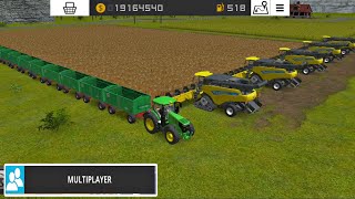 Fs 16 How To Harvest Wheats  Fs 16 Multiplayer  timelapse fs16 [upl. by Josephina]