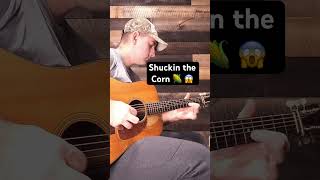 Shuckin the corn 🌽 😱 Check out my bluegrass guitar course in the comments bluegrass guitar [upl. by Lull]