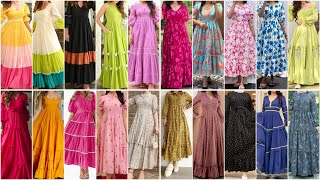 100 Latest and Stylish Gown Design Ideas for Girls 2024 [upl. by Oletta]