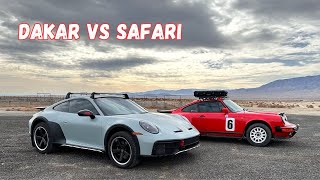 Porsche 911Dakar vs Porsche 911 Safari [upl. by Akiemaj372]