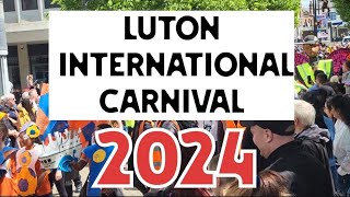 LUTON International Carnival 2024  Carnival in luton 27 May 24 [upl. by Ateloj]