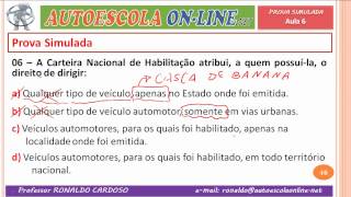 06 RESOLUÃ‡ÃƒO DE QUESTÃ•ES SOBRE PROCESSO DE HABILITAÃ‡ÃƒO CNH PPD VEÃCULO E DOCUMENTOS [upl. by Merete]