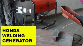 Working of Welding Generator – Honda Generator for Welding Portable Welding Generator [upl. by Merrie]