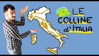 LE COLLINE IN ITALIA  La geografia spiegata ai bambini di scuola primaria [upl. by Koloski]